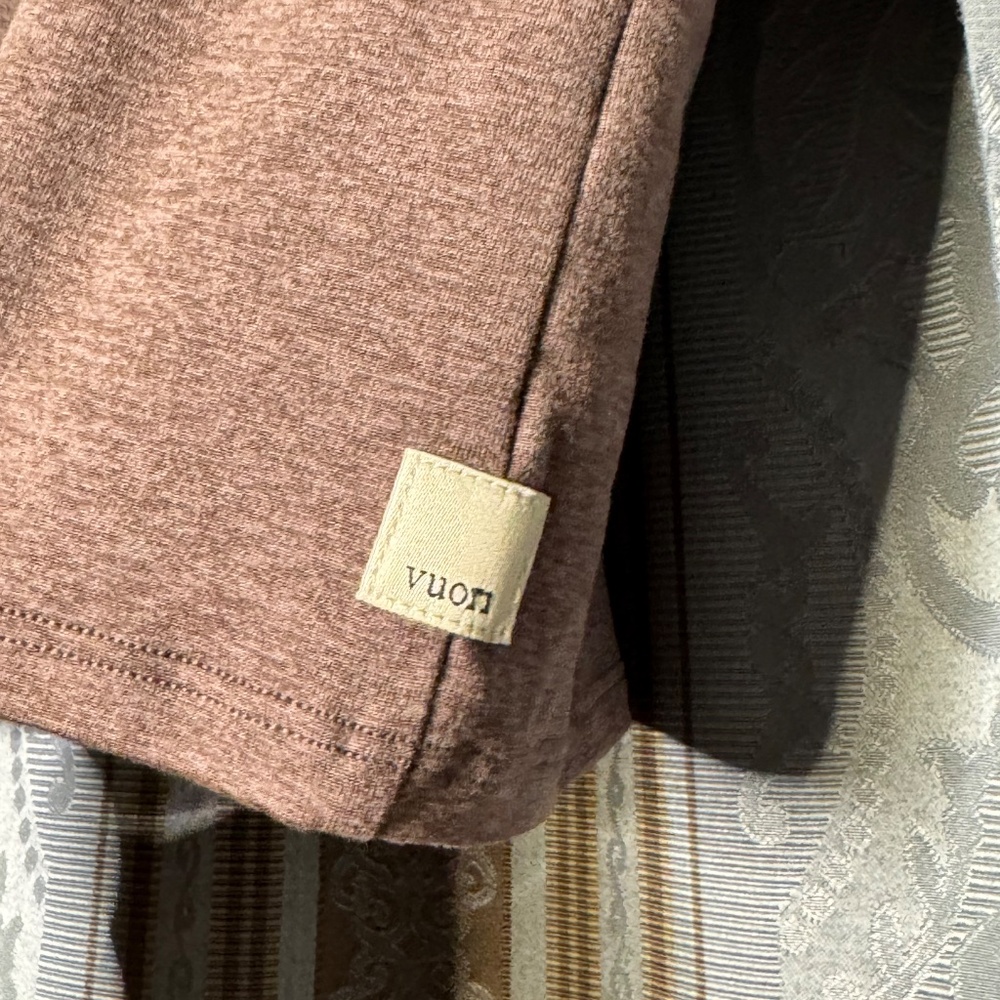 Vuori Halo Performance Crop 2.0 Zion Rose Heather - Picture 5 of 8